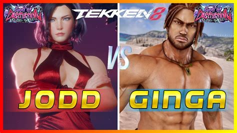 Tekken 8 Fate Jodd Leaderboard Rank 1 Nina Vs Ginga Eddy