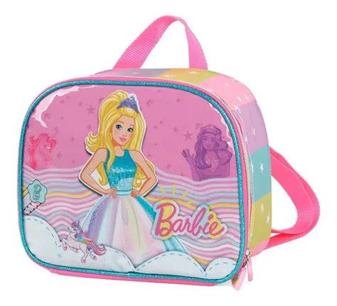 Lonchera Luxcel Lancheira T Rmica Infantil Escolar Meninas Barbie