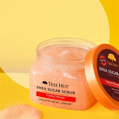 Tree Hut Shea Sugar Scrub Tropical Mango 18oz Ultra Hydrating And