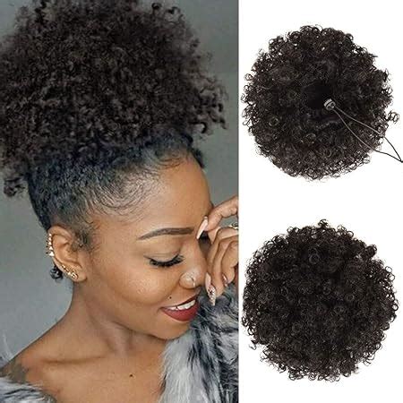 Amazon Afro Puff Drawstring Ponytail Extension For Black Women