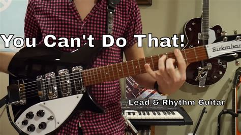 The Beatles You Can T Do That Lead And Rhythm Guitar Cover On