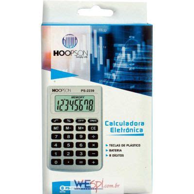 Wespi Atacado CALCULADORA DE BOLSO 8DIGITOS C CAPA BATERIA SOLAR UN