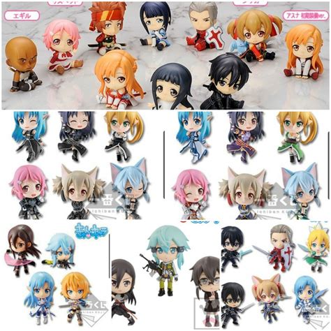 Looking For Sword Art Online Mini Chibi Sao Figure Set Asuna Kirito