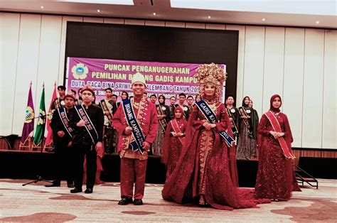 Grand Final Bujang Gadis Kampus Bina Sriwijaya Palembang Digelar