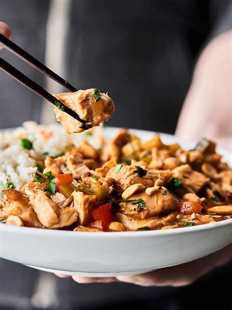 Slow Cooker Kung Pao Chicken Recipe Easy Healthy Minute Prep