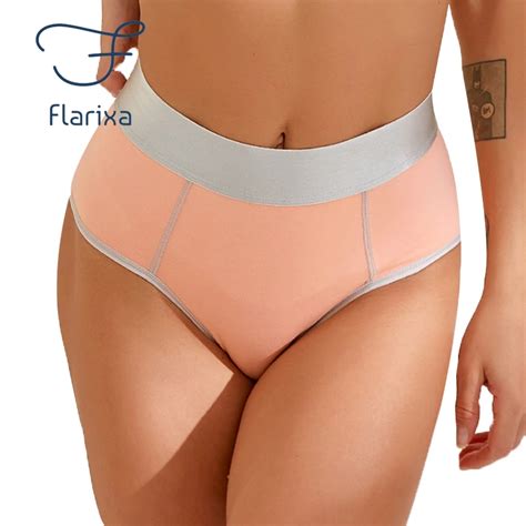 Flarixa High Waist Tummy Control Flat Belly Shaping Panties Briefs