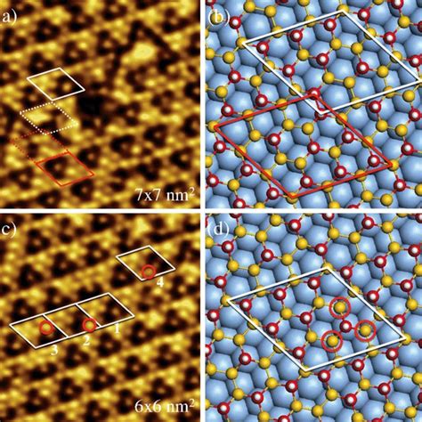 A Stm Image Of An Area With Two Hydrogenated Silicene Domains In The Download Scientific