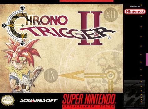 Chrono Trigger 2 Box Art Retro Gaming Art Super Nintendo Box Art