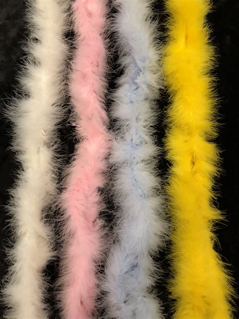 white medium boa  yards homecoming supplies