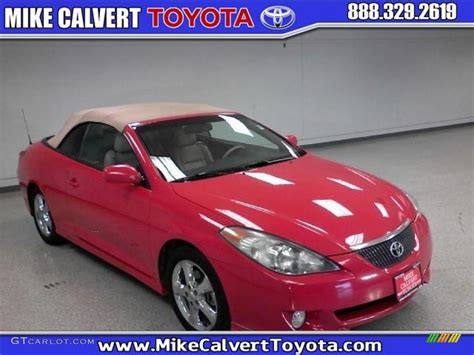 2006 Absolutely Red Toyota Solara Sle V6 Convertible 32392144 Photo 5