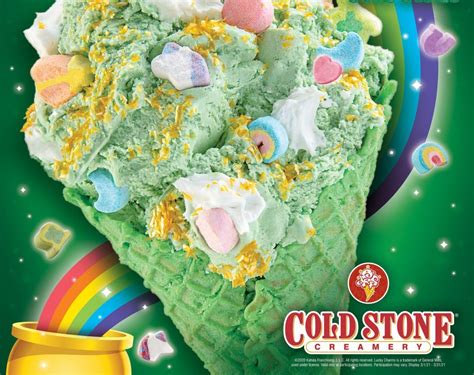 Cold Stone Creamery And Lucky Charms Team Up With 2 New Magical Treats