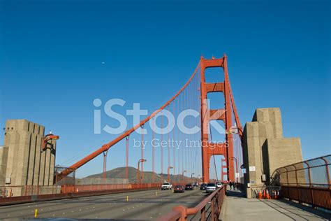 Concrete Anchors Of Golden Gate Bridge Stock Photo Royalty Free