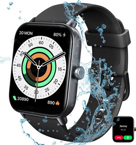 Montre Connectée Femme Homme avec Appel Bluetooth 1 85 HD Smartwatch