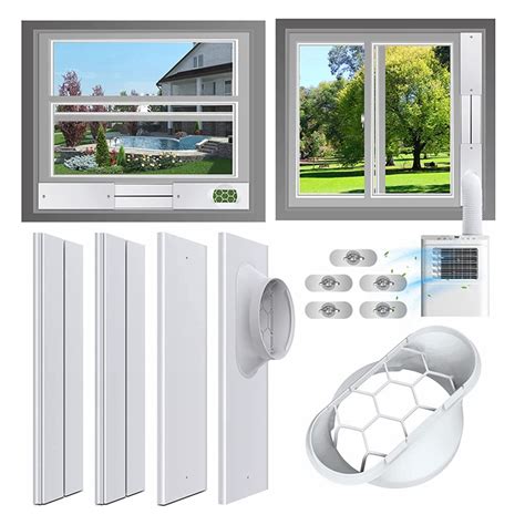 AC Window Vent Kit Air Conditioner Window Kit for Sliding Window, AC ...