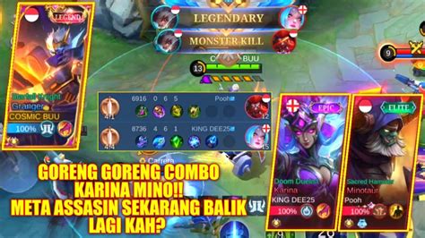 GLOBAL GRANGER VS KARINA MINO GORENG GORENG COMBO NI HERO SAMPE