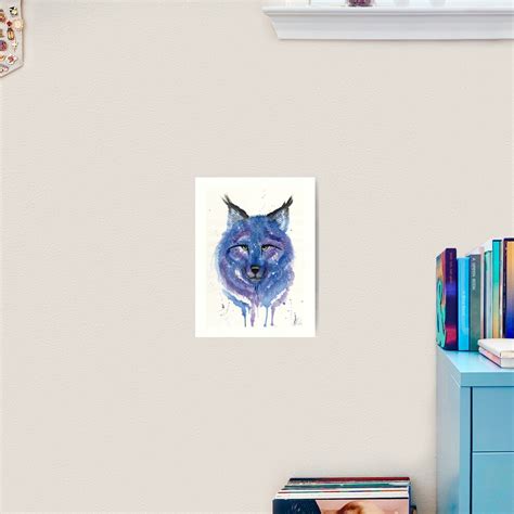 Purple Galaxy Wolf Art Print For Sale By Creaturesofnat Redbubble