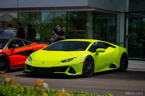 Highlighter Green Lamborghini Aventador BenLevy