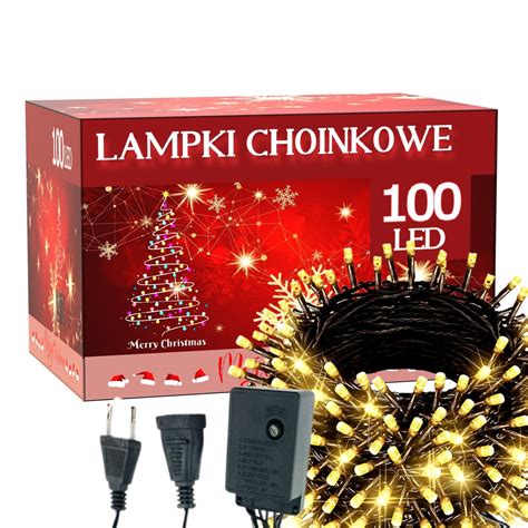 Lampki Wi Teczne Choinkowe Bia E Ciep E Led Programator Inna