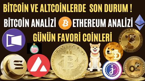 B Tco N Ve Altco Nlerde Son Durum Btc Anal Z Eth Y Ksel Ler Devam