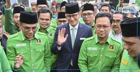 Rekam Jejak Sandiaga Uno Karier Politik Dari Gerindra Ke PPP