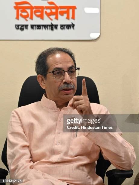 Press Conference Of Shiv Sena Party Chief Uddhav Thackeray Photos And