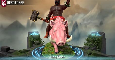 Hog Rider Made With Hero Forge