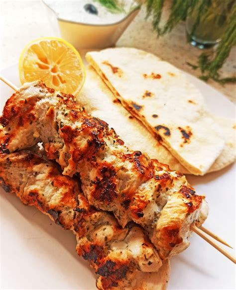 Greckie Souvlaki Z Kurczaka