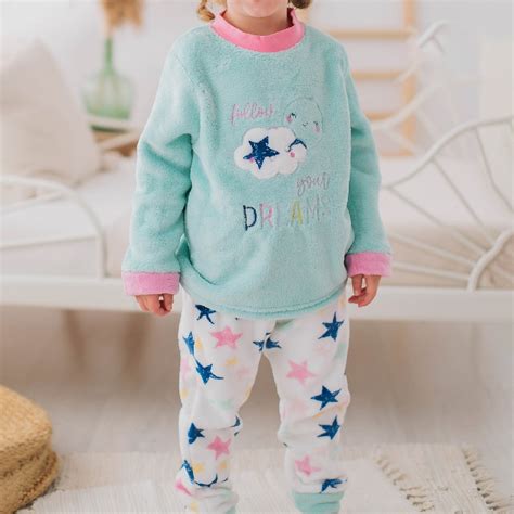 Pijama Infantil Coralina Estrellas Kinanit