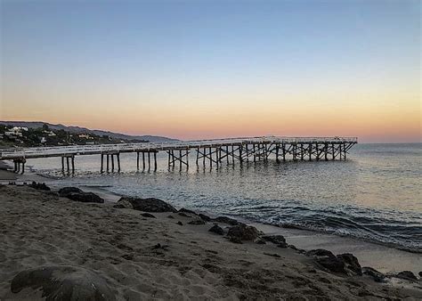 Malibu Pier at Sunset by TL Wilson Photography We reached the beach and ...