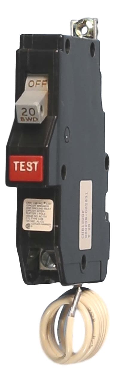 chbgf ground fault interrupter gfi breaker outlet