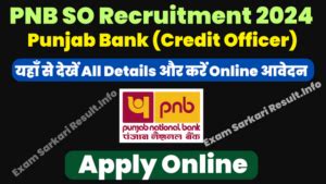 PNB SO Recruitment 2024 Credit Officer Eligibility Syllabus And