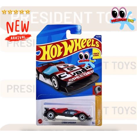 Hot Wheels Cyber Speeder rojo Racing Base blanco LOTE H presidente juguetes Shopee México