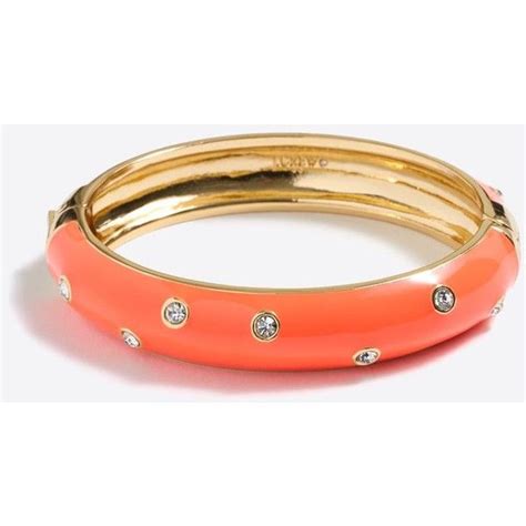 J Crew Spotted Enamel Bangle Bracelet Liked On Polyvore Featuring