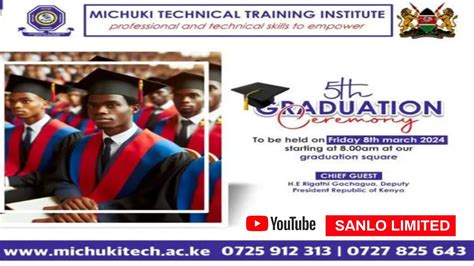 Th Graduation Ceremony Michuki Technical Training Institute Youtube