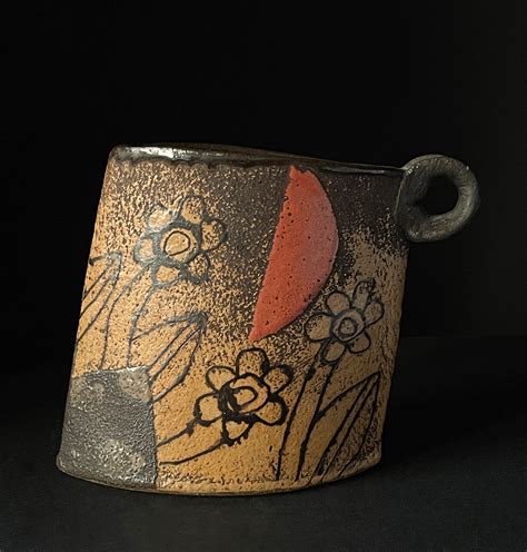 John Maltby Cup Form With Flowers And Sun