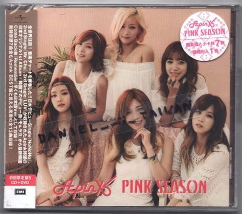 Apink Pink Season First Japanese Album 2015 Cd And Dvd And Card Sealed