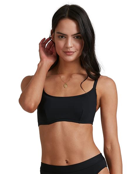 Billabong Sol Searcher Mia D Dd Bralette Bikini Top Black SurfStitch