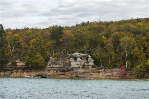 Lake Superior Rock Formation Stock Image - Image of outdoors, upper: 27523263