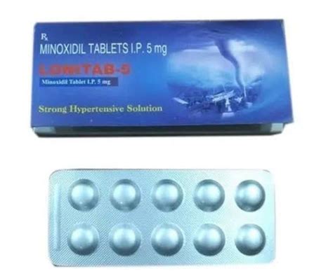 Minoxidil Tablet 5mg At Rs 435 Stripe Lonitab In Nagpur ID