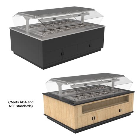 Deli HMR Fresh Bar Hot Food Bar Hot Food Bar Double Sided Hot Well