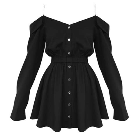 Long Sleeve Collar Dress Goth N Rock