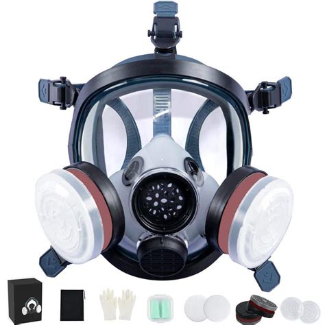 Dyiom Full Face Respirator Paint Mask Safe Gas Masks With Anti Fog