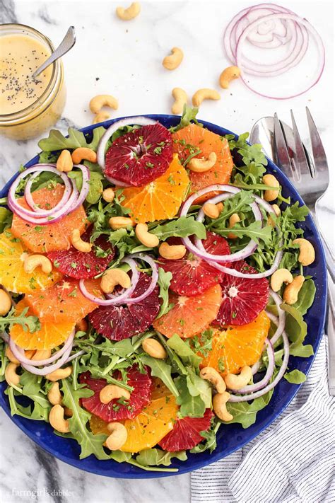 Citrus Salad With Orange Poppy Seed Dressing • A Farmgirls Dabbles