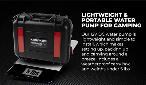 Kickass 12v 6l Portable Pump Pack