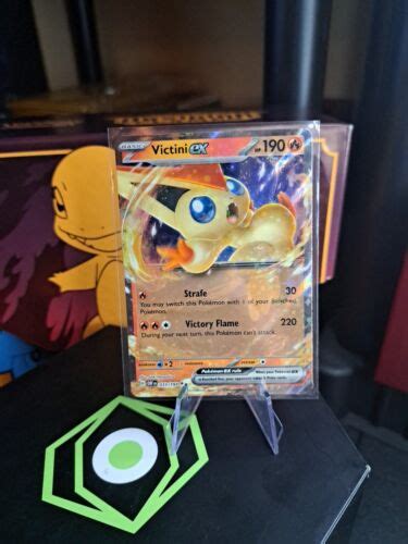 Pokémon Tcg Victini Ex Sv03 Obsidian Flames 033197 Holo Double Rare