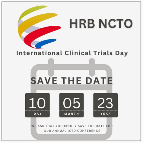 International Clinical Trials Day Save The Date Hrb Ncto Health