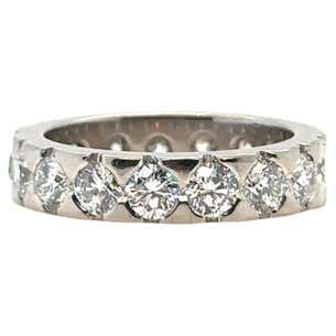 Bespoke Diamond Wedding Ring 3.40ct For Sale at 1stDibs