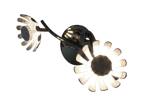 Schwenkbare Blumen Design Deckenlampe Aus Metall Blattsilber Meine