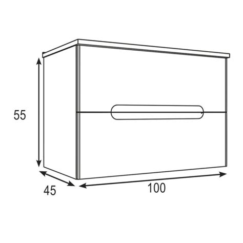 Kibath Mueble De Ba O Con Lavabo Cajones Suspendido Acabado Moka Mate