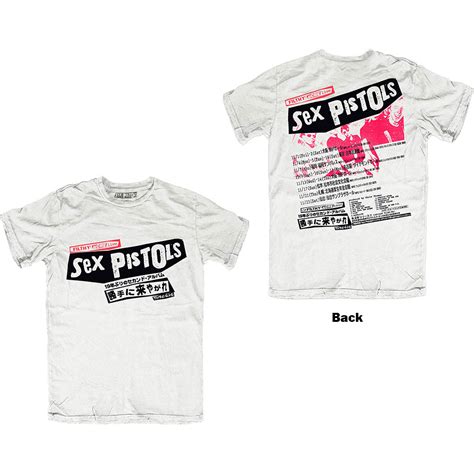 The Sex Pistols Unisex T Shirt Filthy Lucre Japan Back Print By The